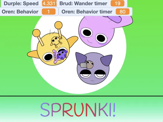 Sprunki Etkileşimli Beta